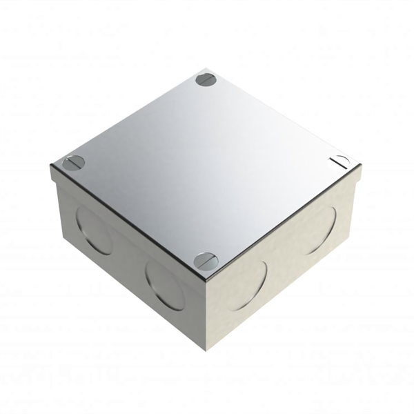 3x3x1.5 Steel Adaptable Box Galvanised