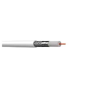 TV/FM COAXIAL CABLE WHITE