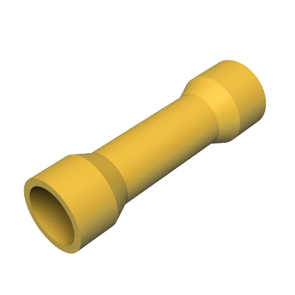 Partex Yellow Splice (Butt) Connector