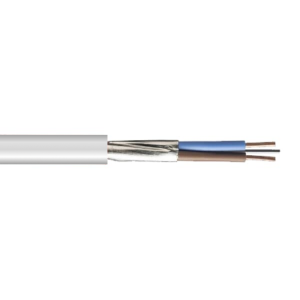 1.5mm 2-CORE+EARTH WHITE FIRE PERFORMANCE CABLE
