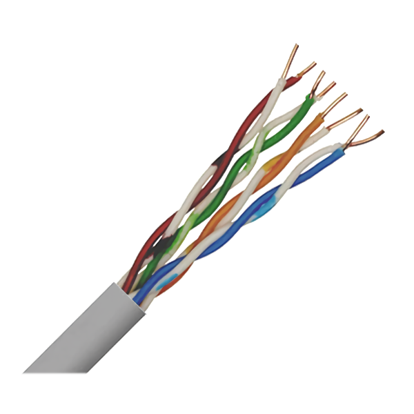 Cat6 4-pair UTP Copper Cable Grey PVC
