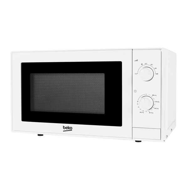 700W White Microwave