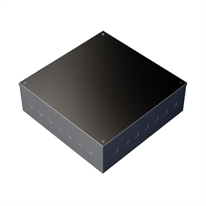 12x12x4 Steel Adaptable Box Black