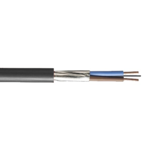 1.5mm 2-CORE+EARTH BLACK FIRE PERFORMANCE CABLE