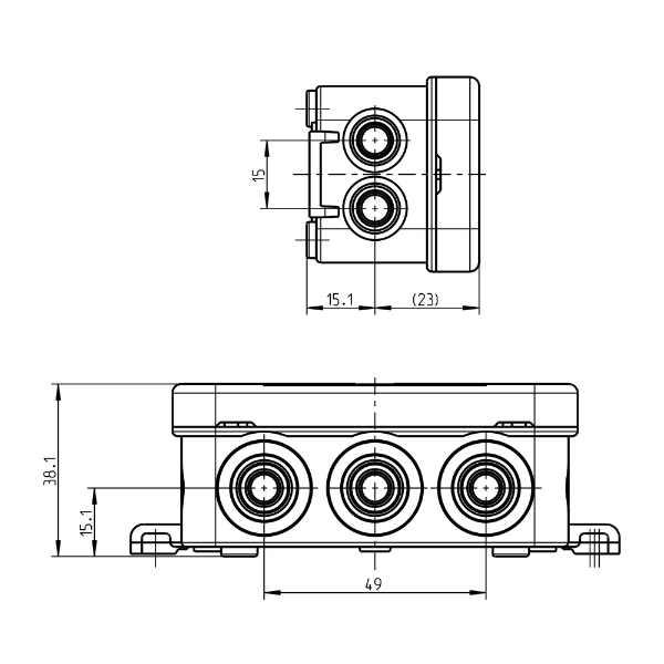 Spelsberg Mini 25-L Diagram (Side)