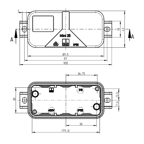 Spelsberg Mini 25-L Diagram