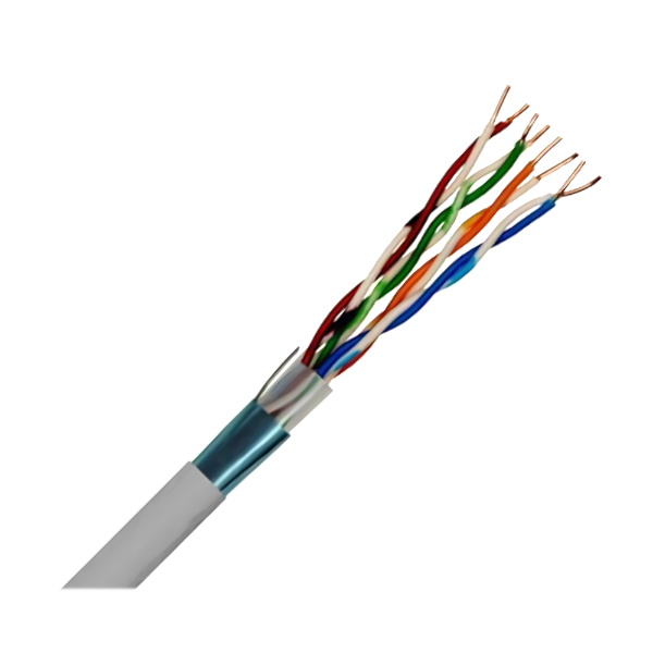 Cat5e 4-pair FTP Copper Cable Grey PVC