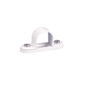 25mm FIRE RESISTANT METAL WHITE SPACER BAR SADDLE